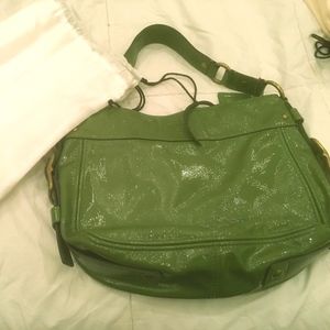 Coach Patten Leather Green Purse